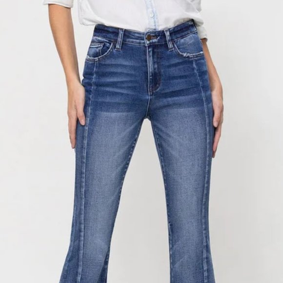 Worn once Flying Monkey High-Rise Super Flare Jeans - Picture 10 of 13